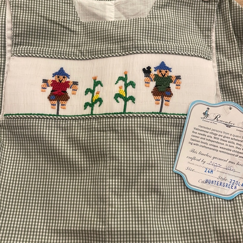 Smocked Longalls-Scarecrows